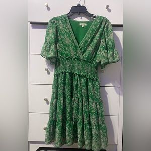 max studio green dress